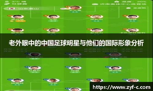 老外眼中的中国足球明星与他们的国际形象分析